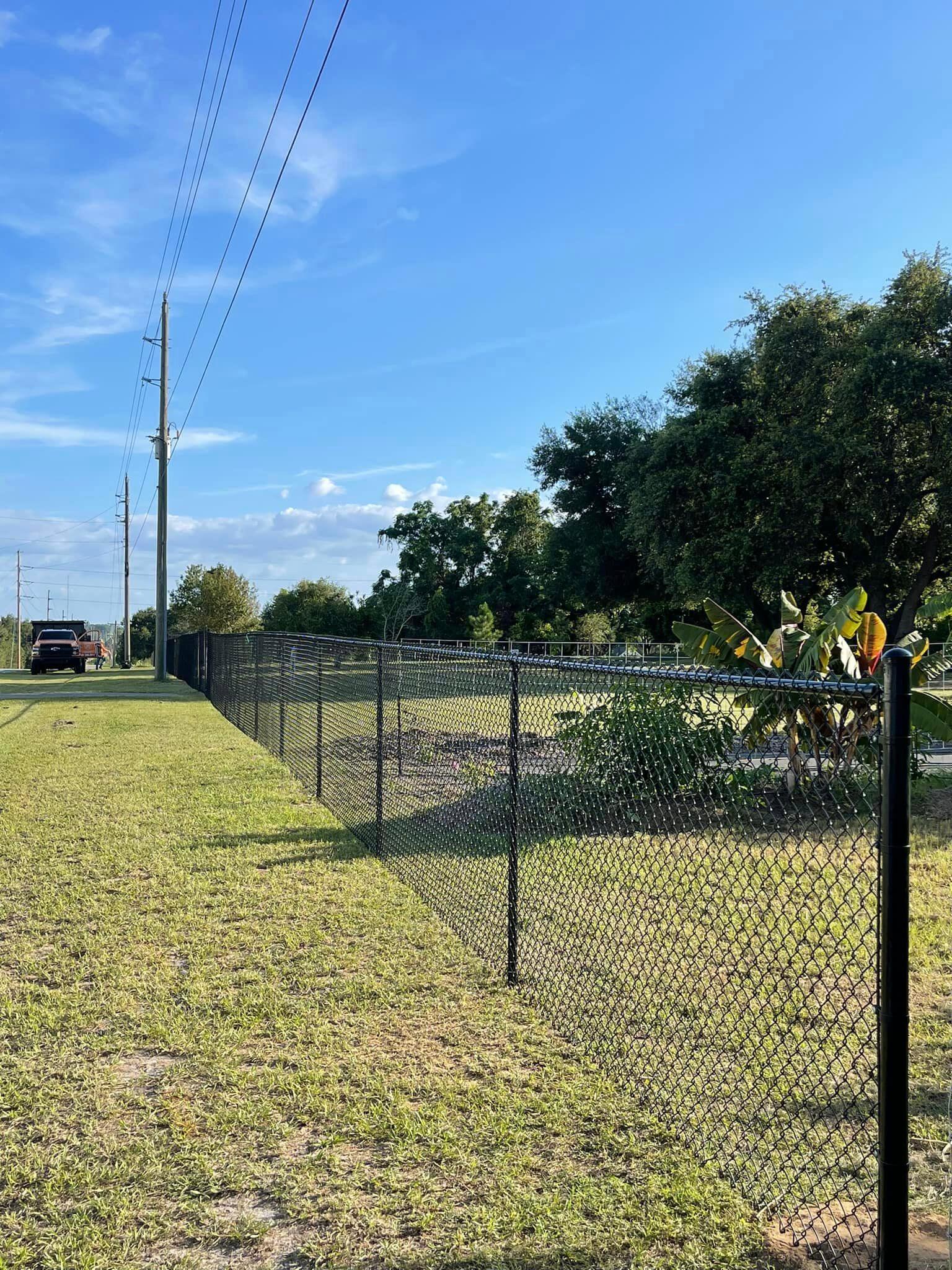 chain link fence howey in the hills fl